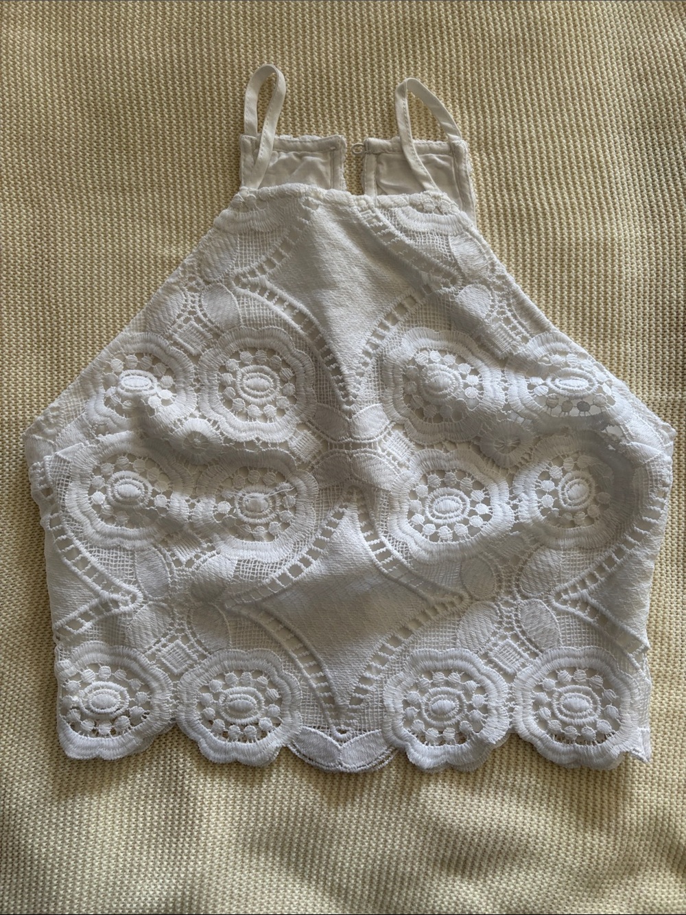 White Lace Tank - Women